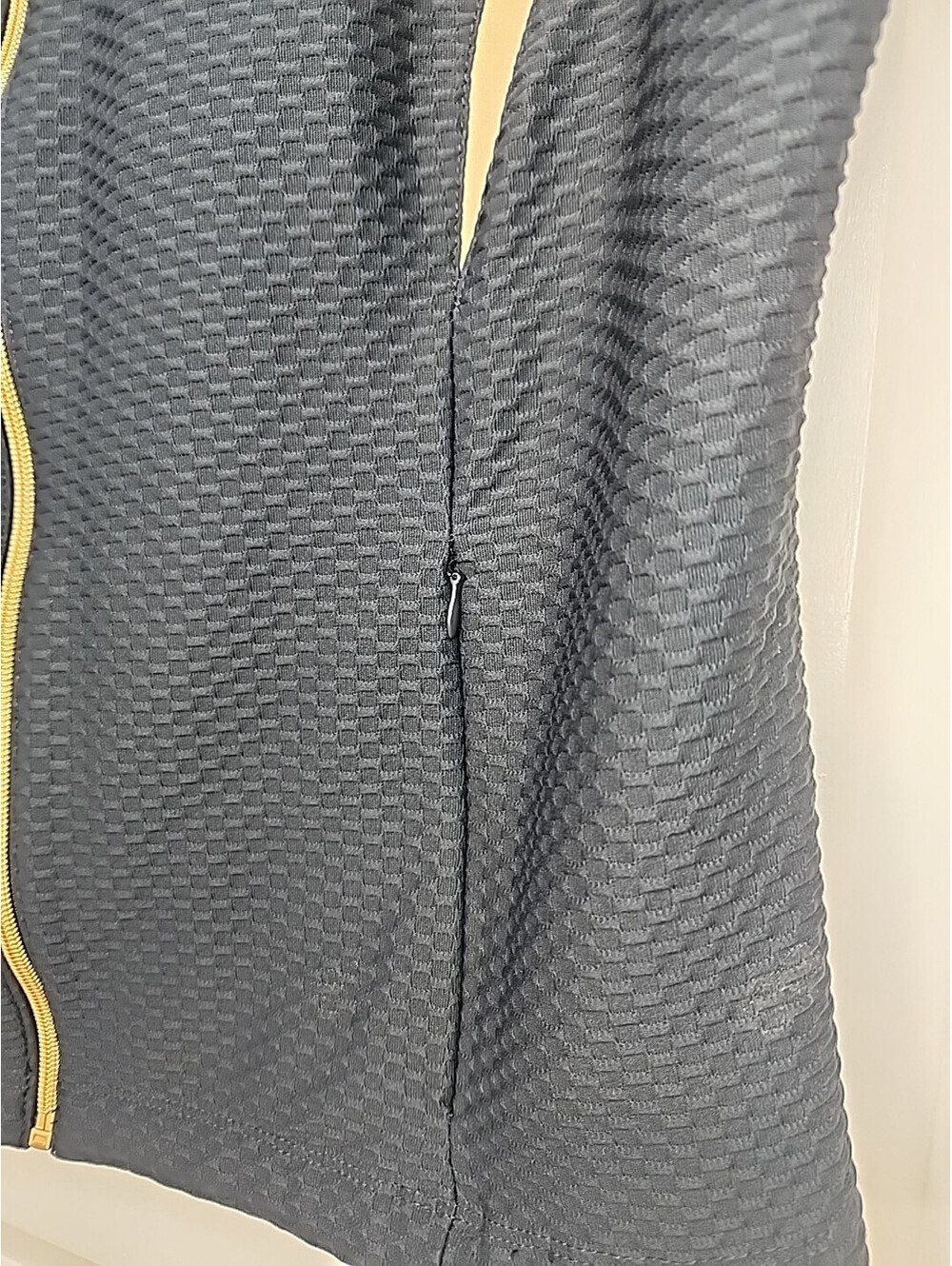 Tail Tech Performance Top Textured Golf Vest Navy Gold Women's Colorblock XL NEW - Picture 6 of 8